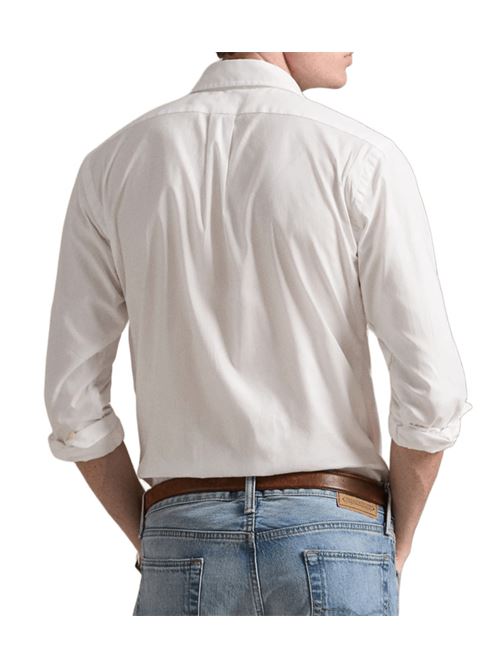 Camicia da uomo in cotone stretch oxford, colore bianco POLO RALPH LAUREN | 710P06688002